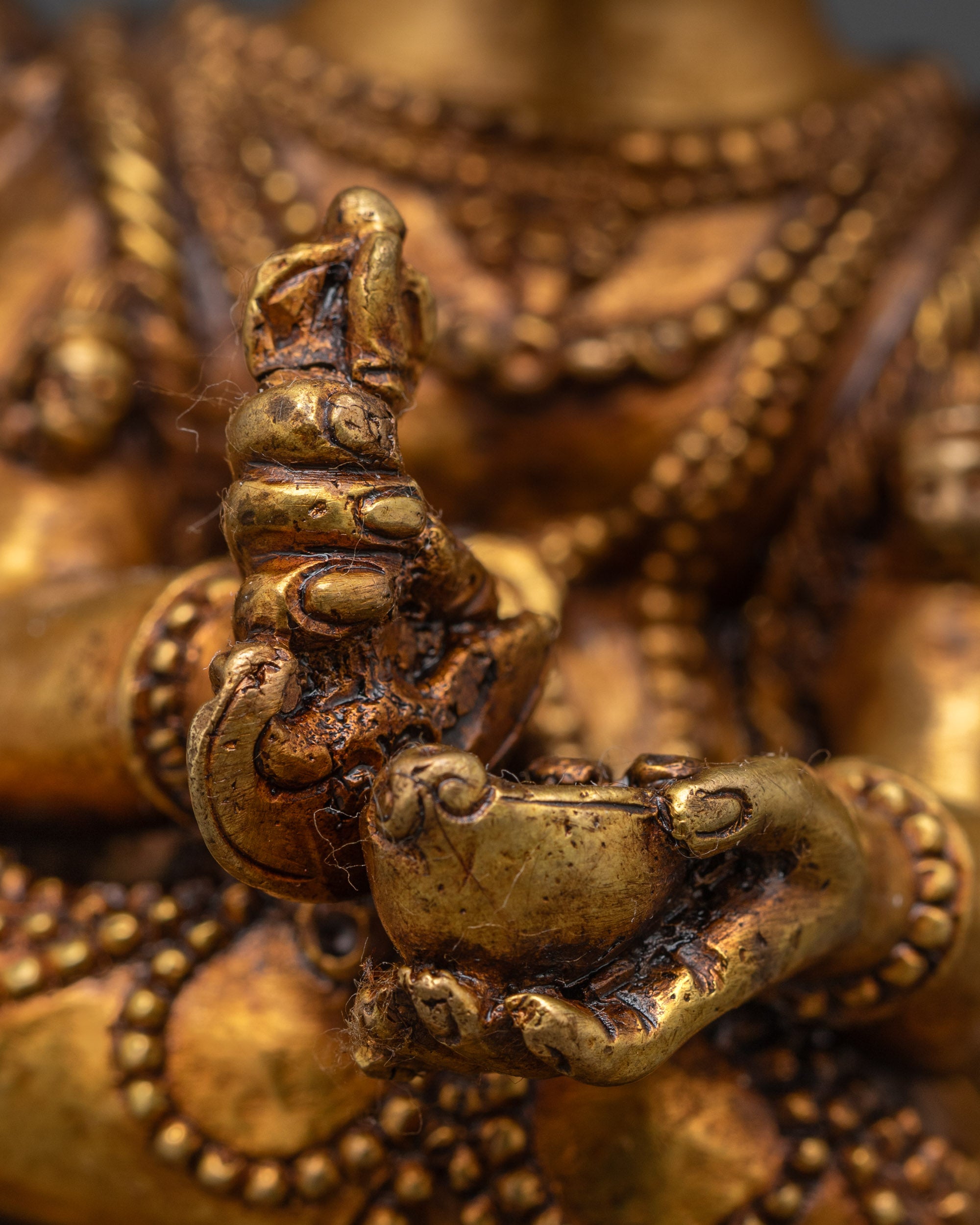 Handcrafted Yamantaka Statue | Traditional Patan Lost-Wax Art