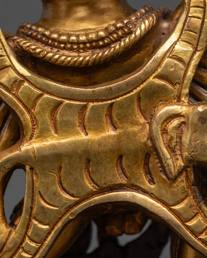 Handcrafted Yamantaka Statue | Traditional Patan Lost-Wax Art