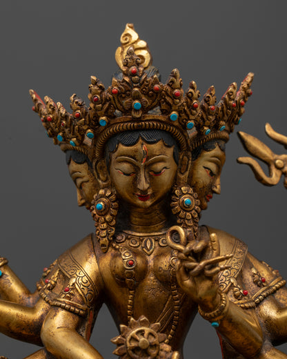 Maha Pratisara Protection Statue | Tibetan Buddhist Goddess