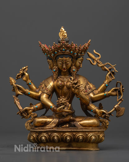 Maha Pratisara Protection Statue 