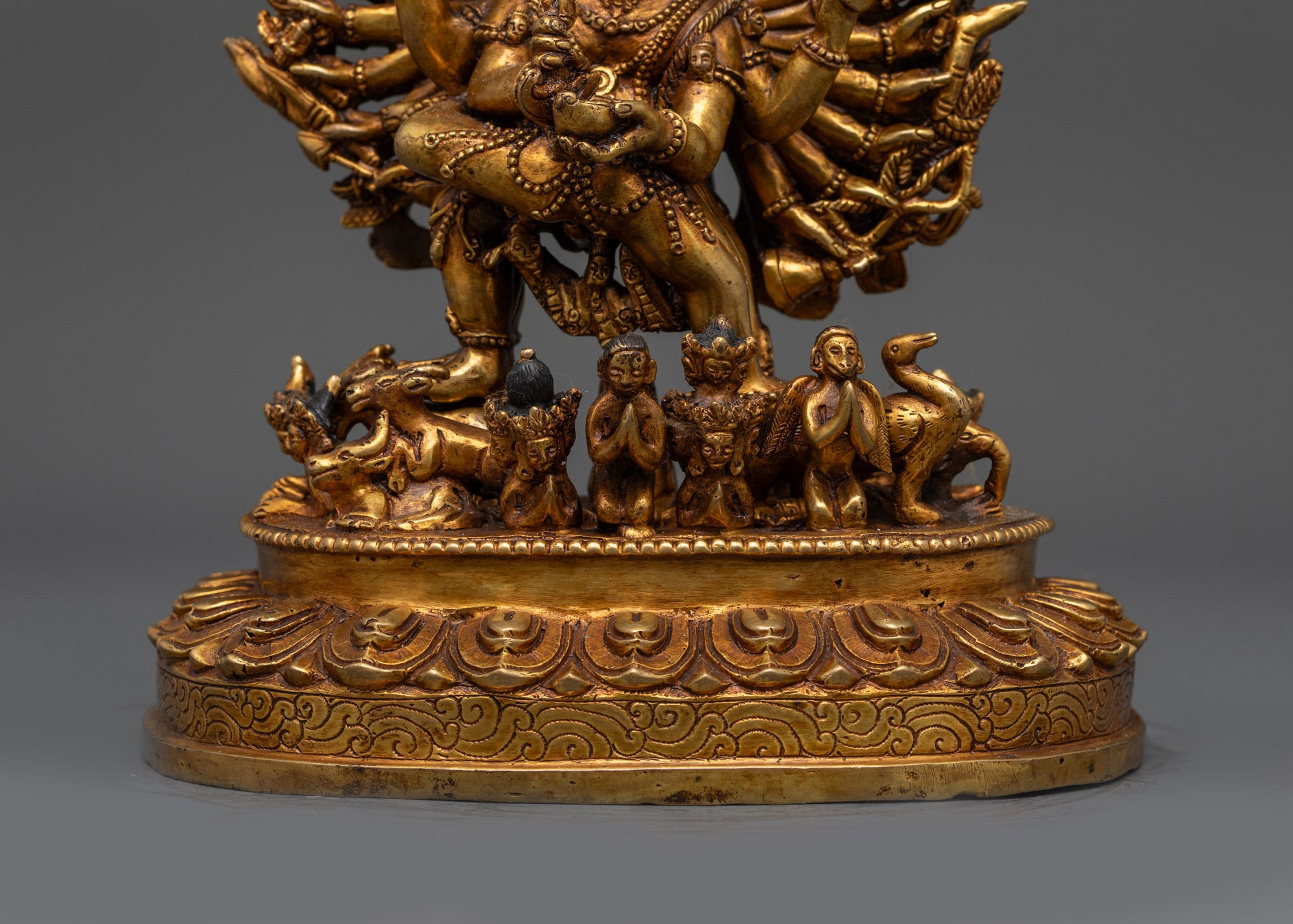 Handcrafted Yamantaka Statue | Traditional Patan Lost-Wax Art