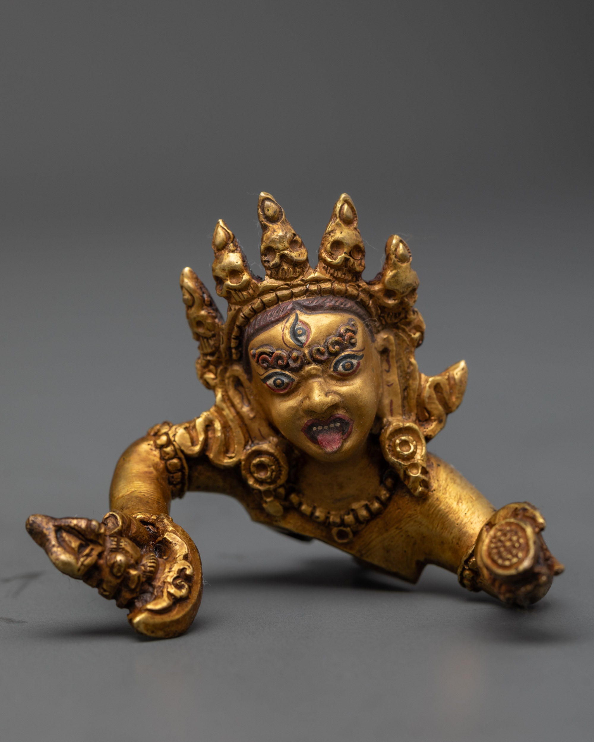 Handcrafted Yamantaka Statue | Traditional Patan Lost-Wax Art