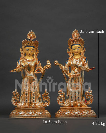 Statue of Guru Rinpoche's Wives