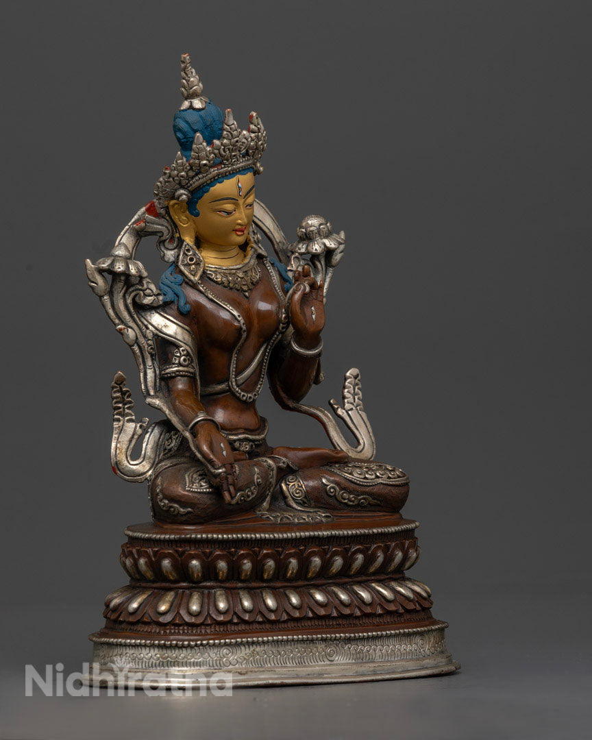 Buddhist White Tara Statue | Seven Eyes Tara Statue