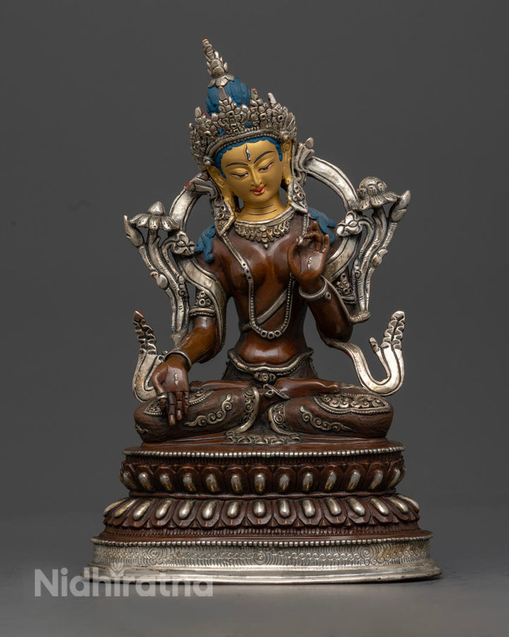 Buddhist White Tara Statue | Seven Eyes Tara Statue