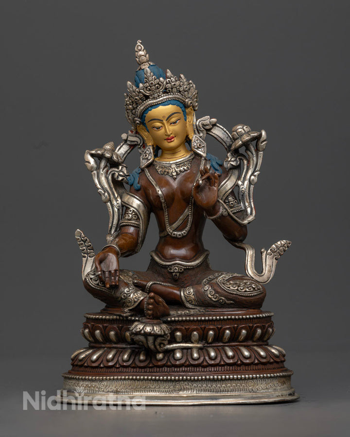 Buddhist Green Tara Statue | Traditionally Crafted Tara Statue