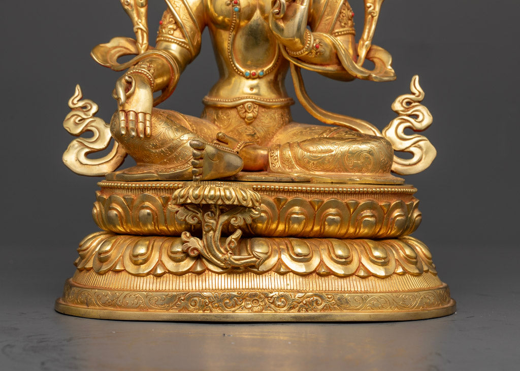 Green Tara Statue | Original Handmade Buddhist Sculpture