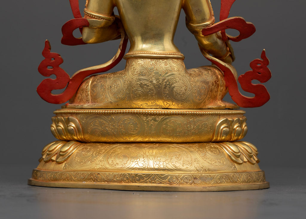 Green Tara Statue | Original Handmade Buddhist Sculpture