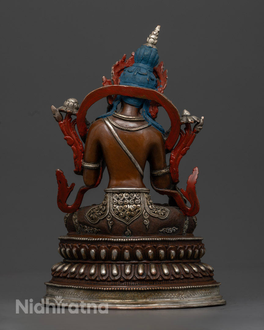 Buddhist Green Tara Statue | Traditionally Crafted Tara Statue