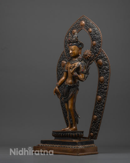 Standing Padmapani Chenrezig Statue | Compassionate Deity