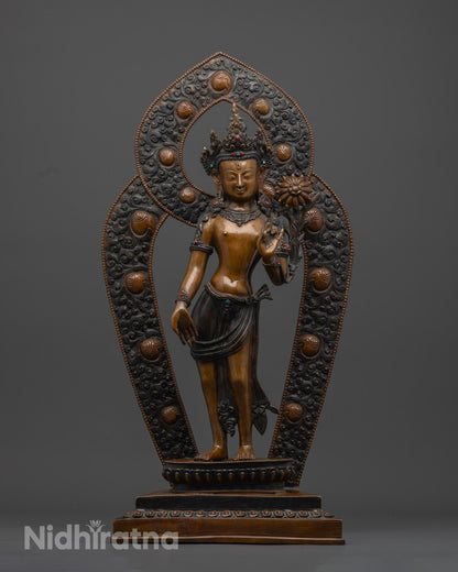 Standing Padmapani Chenrezig Statue | Compassionate Deity