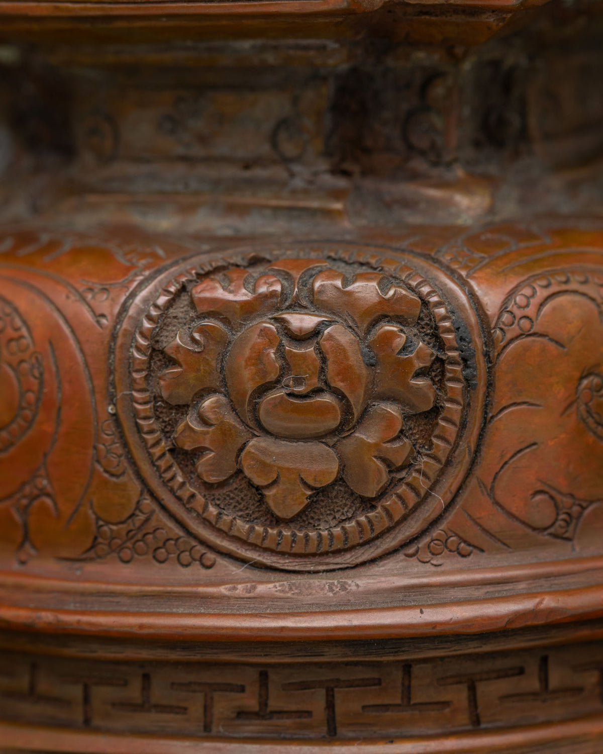 Oxidized Kadampa Stupa | Traditional Buddhist Reliquary