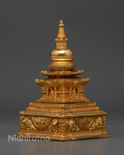 Sacred Tibetan Buddhist Stupa | Perfect for Meditation