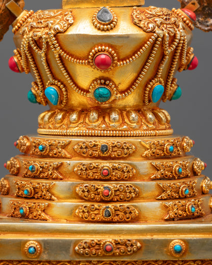 Authentic Nepalese Stupa | Handmade Spiritual Monument