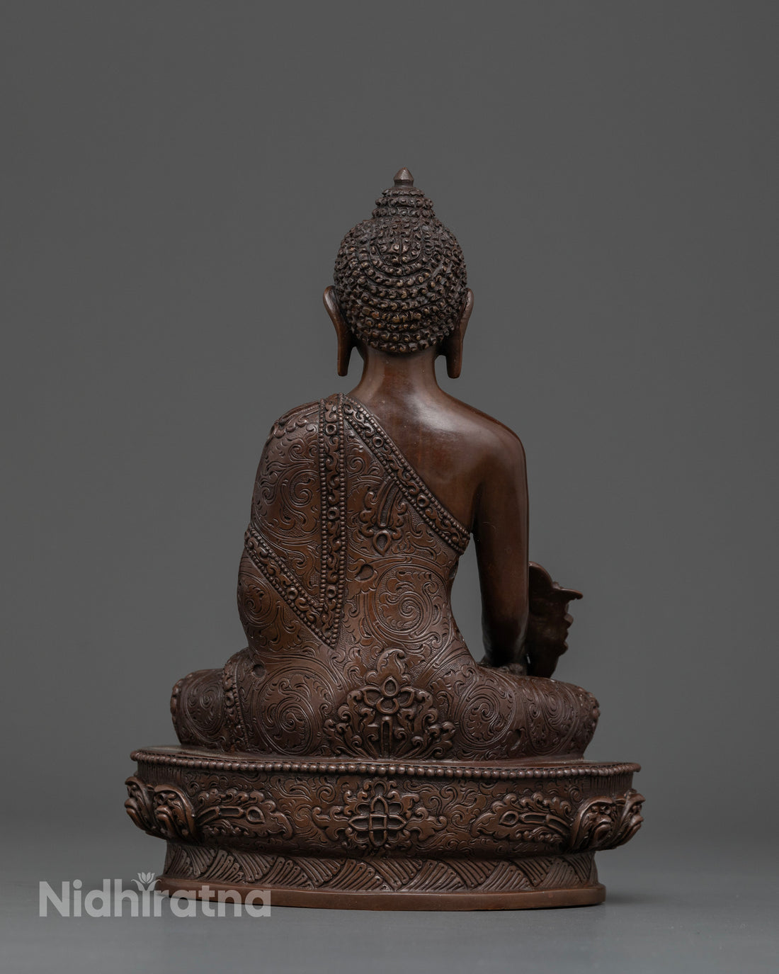 Elegant Trio for Spiritual Harmony: Full Oxidize Buddha