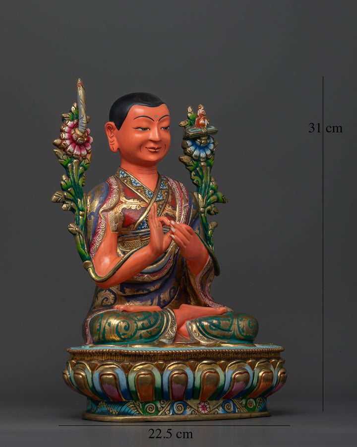 The Enlightened Protector in Red: Tsongkhapa Statue