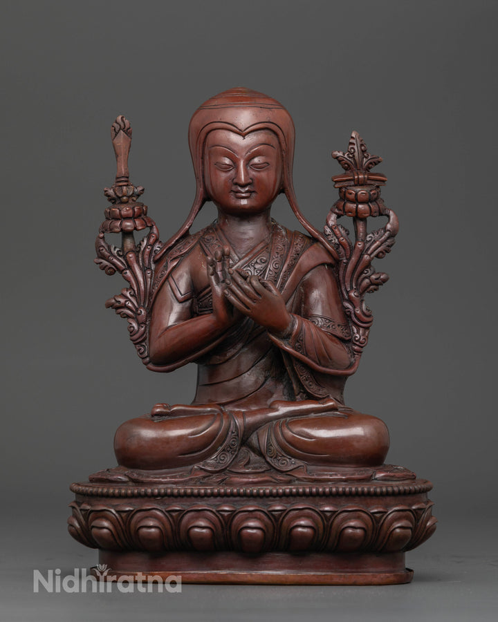 Great Master Tsongkhapa Statue: Ideal for Meditation