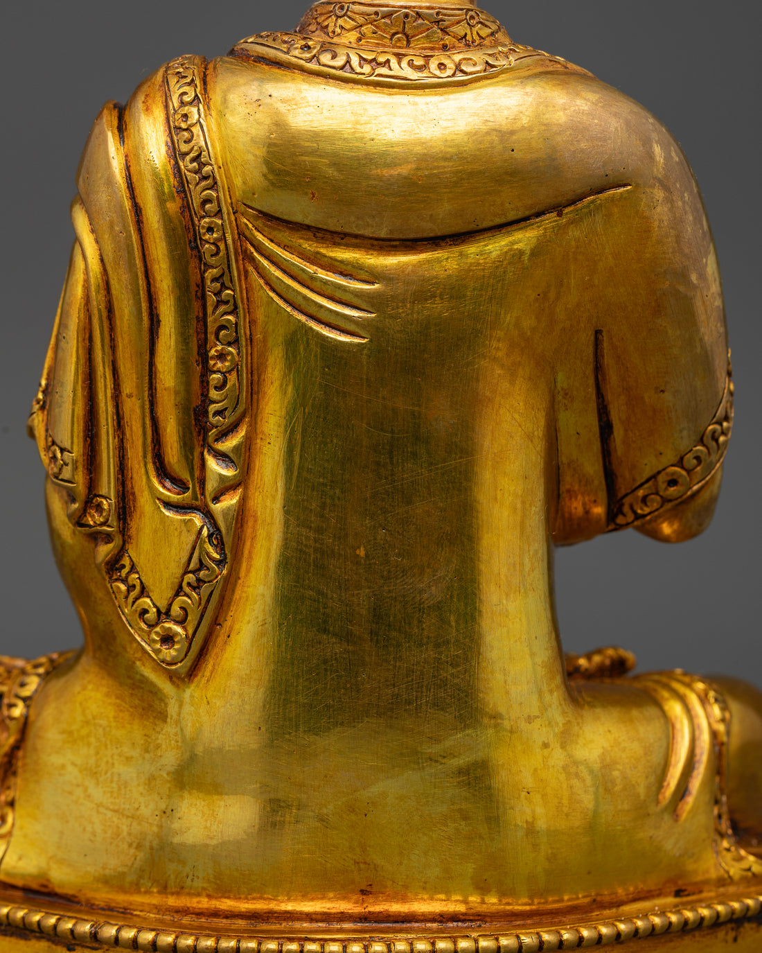 24K Gold-Coated Tsongkhapa Set: Embodying Wisdom and Tradition