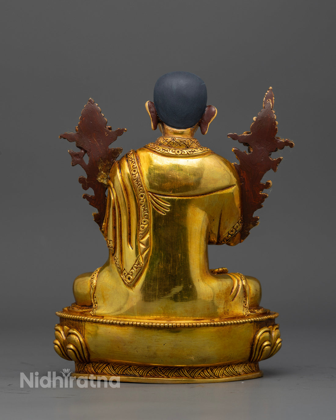 24K Gold-Coated Tsongkhapa Set: Embodying Wisdom and Tradition