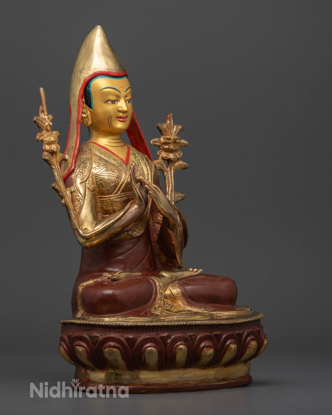 Tsongkhapa Set Statue for Enlightenment