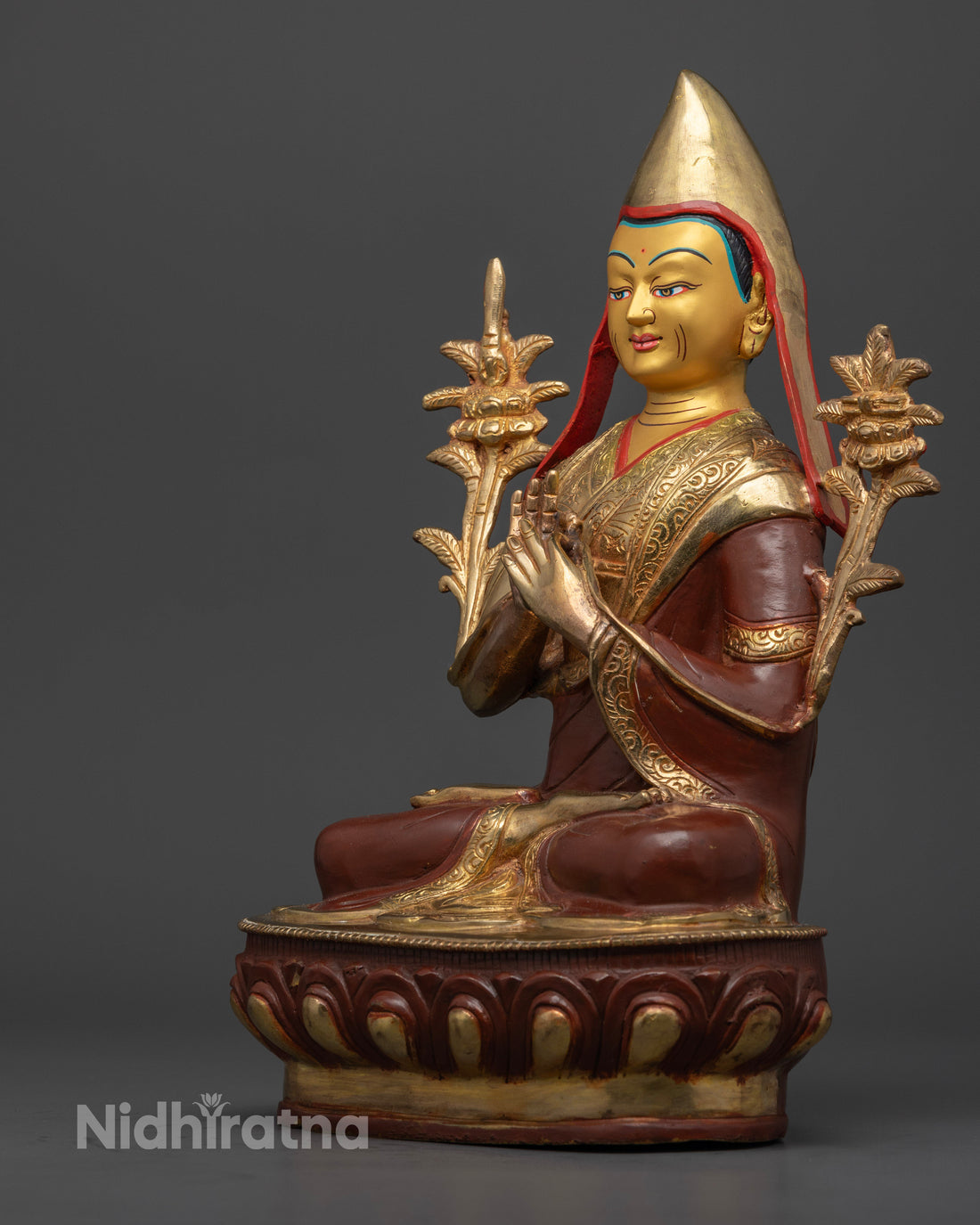 Tsongkhapa Set Statue for Enlightenment