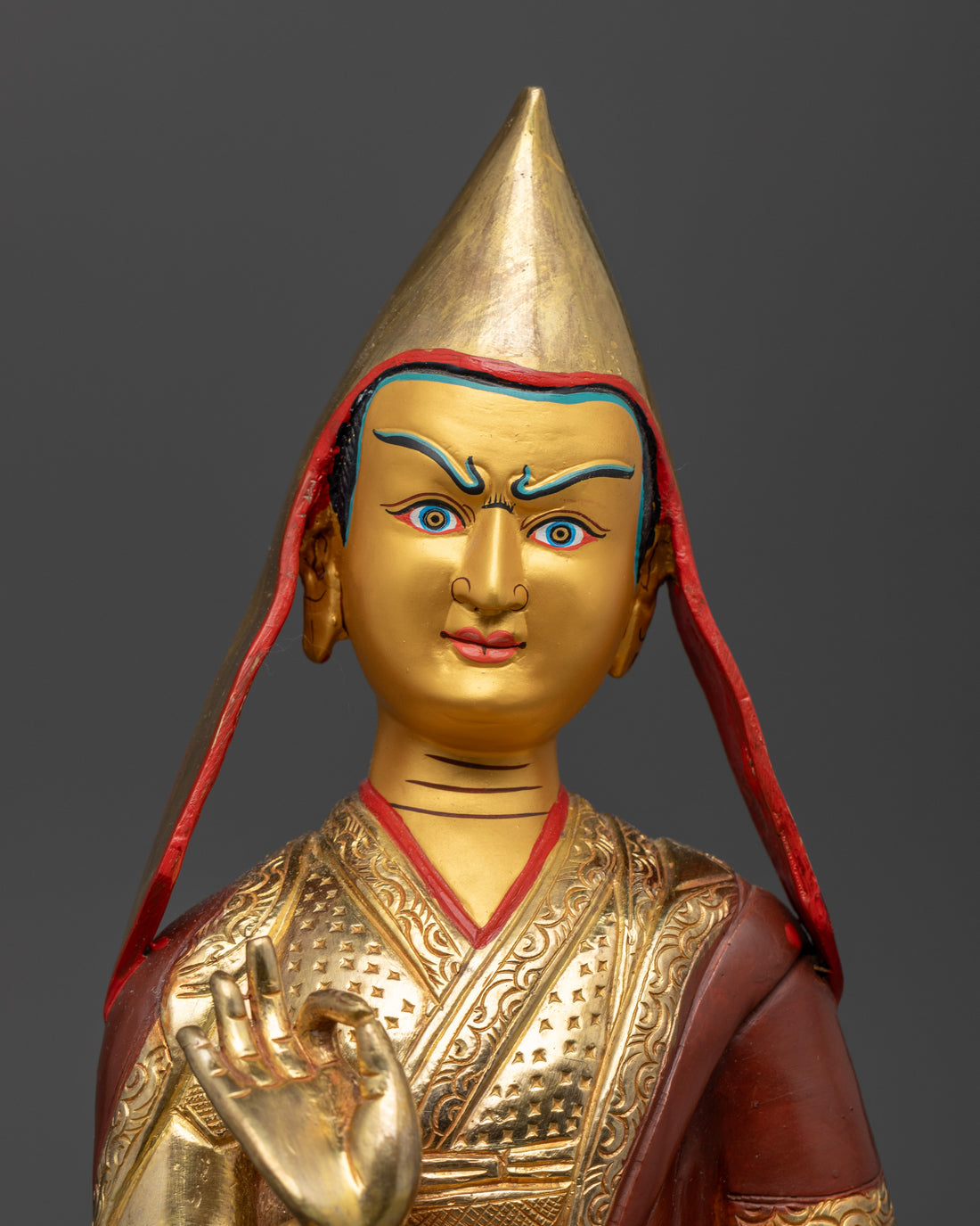 Tsongkhapa Set Statue for Enlightenment