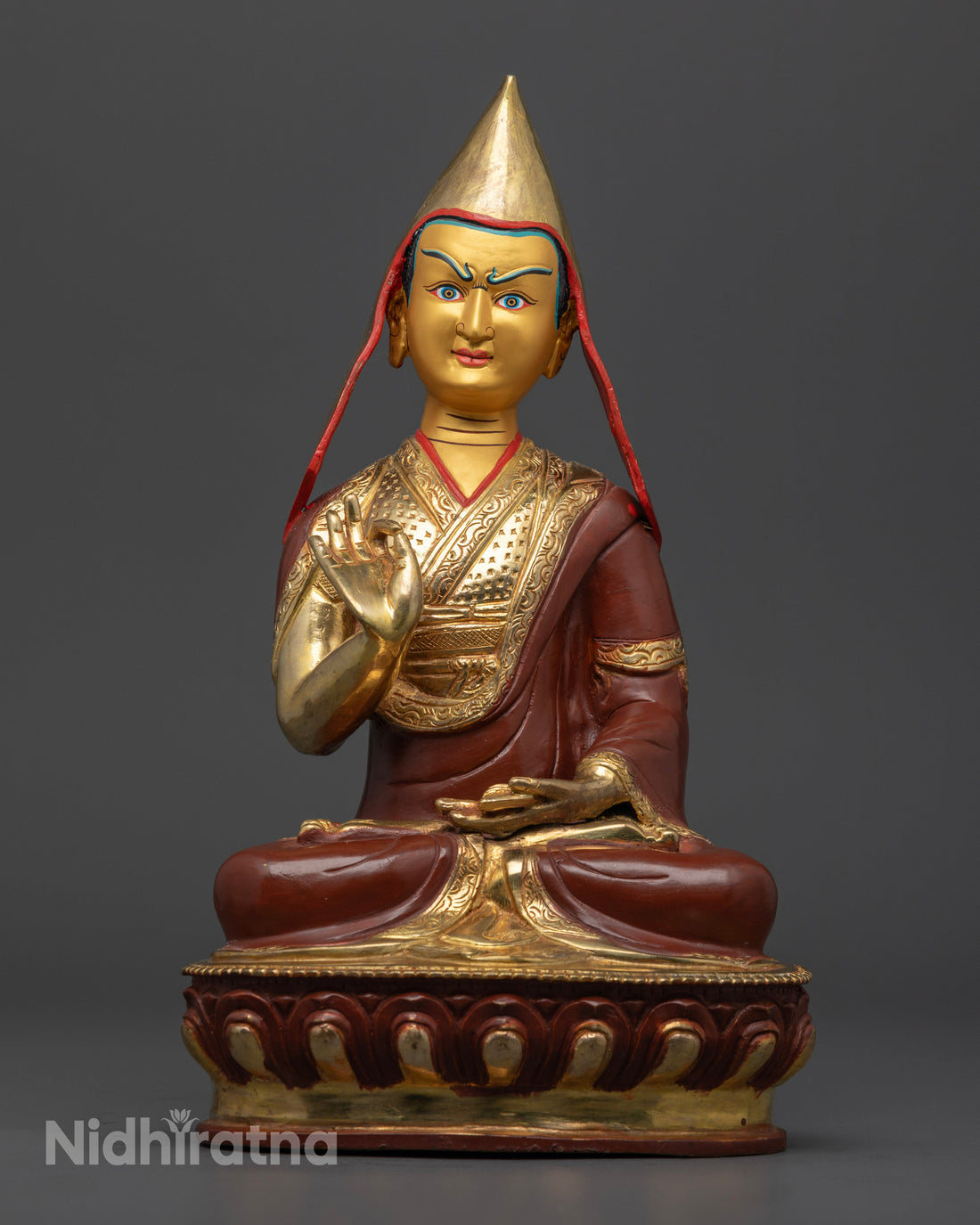 Tsongkhapa Set Statue for Enlightenment