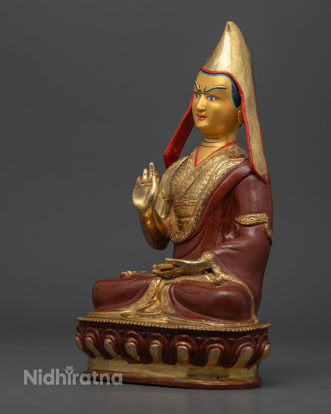 Tsongkhapa Set Statue for Enlightenment