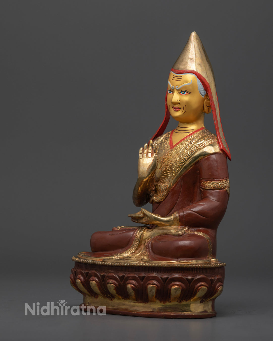 Tsongkhapa Set Statue for Enlightenment