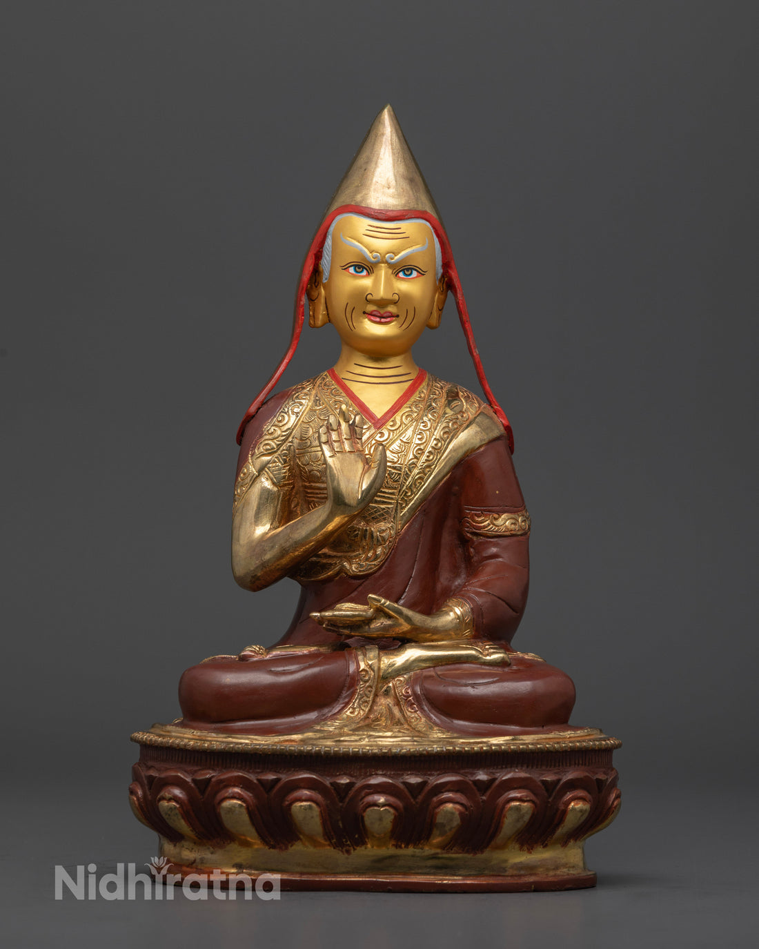 Tsongkhapa Set Statue for Enlightenment