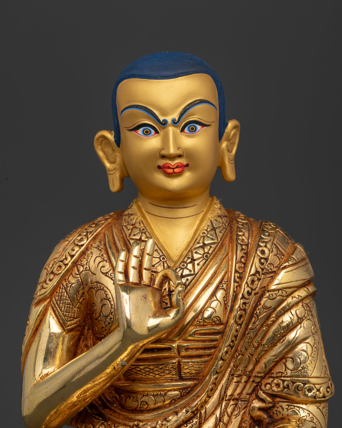 Tsongkhapa: The Sacred Guide in Radiant Gold