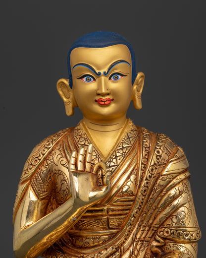 Tsongkhapa: The Sacred Guide in Radiant Gold