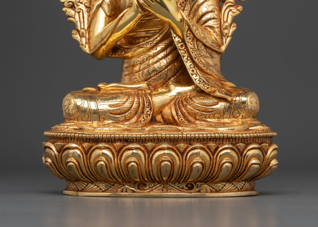 Tsongkhapa: The Sacred Guide in Radiant Gold