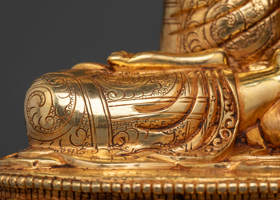 Tsongkhapa: The Sacred Guide in Radiant Gold