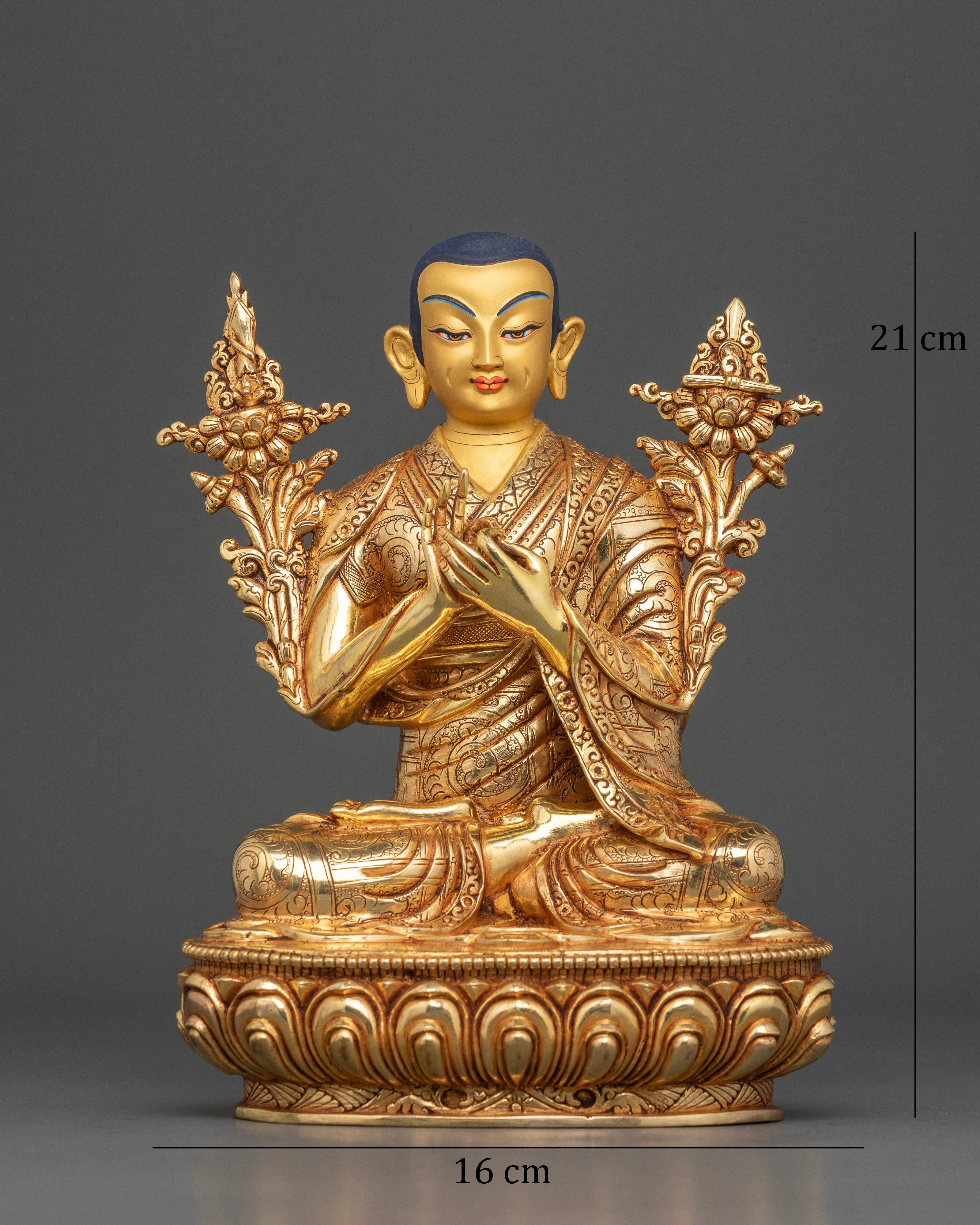 Tsongkhapa: The Sacred Guide in Radiant Gold