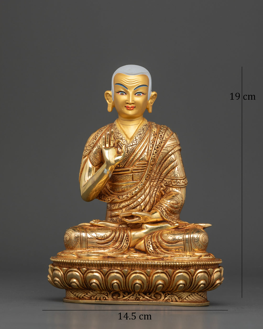 Tsongkhapa: The Sacred Guide in Radiant Gold