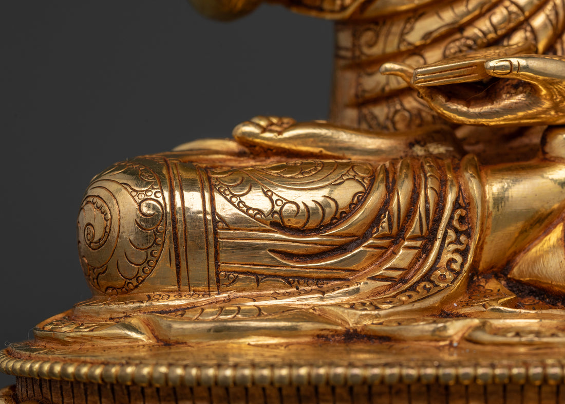 Tsongkhapa: The Sacred Guide in Radiant Gold