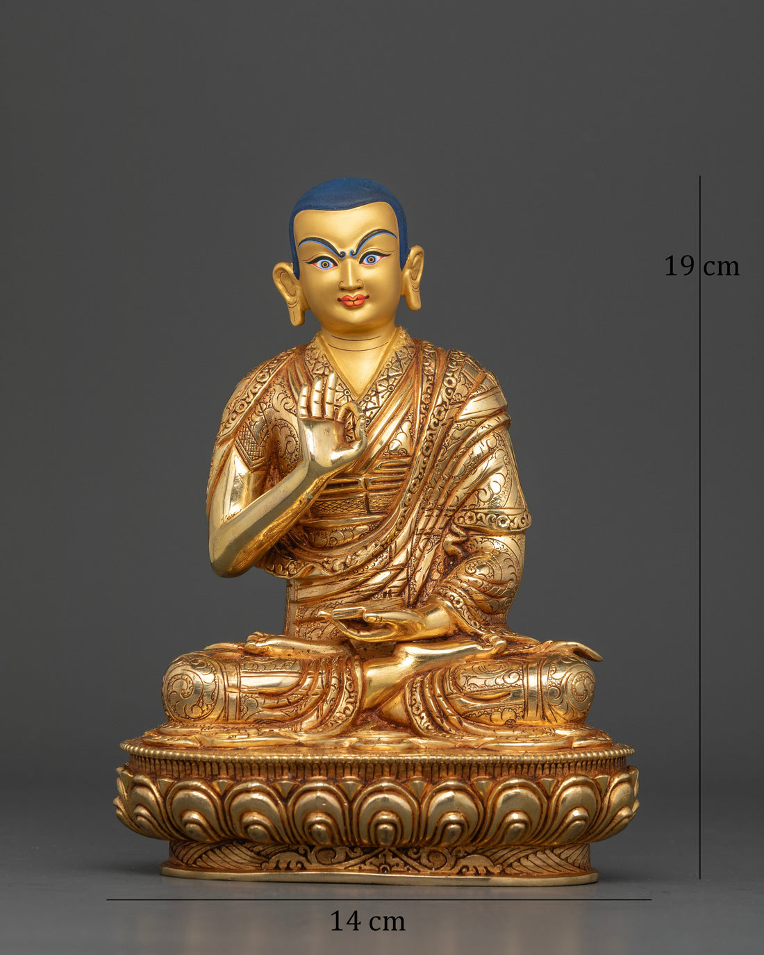 Tsongkhapa: The Sacred Guide in Radiant Gold