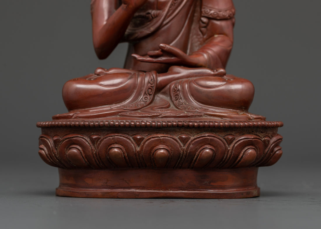 Tsongkhapa and His Disciples: The Sacred Set in Oxidized Craftsmanship