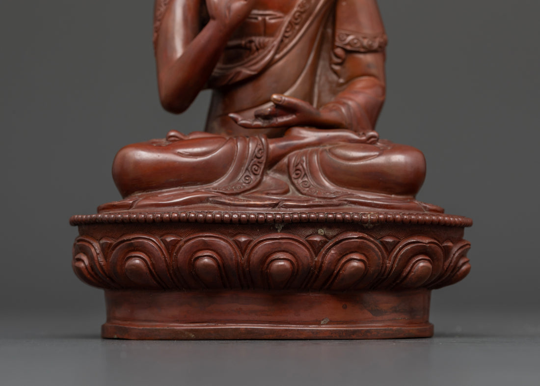 Tsongkhapa and His Disciples: The Sacred Set in Oxidized Craftsmanship