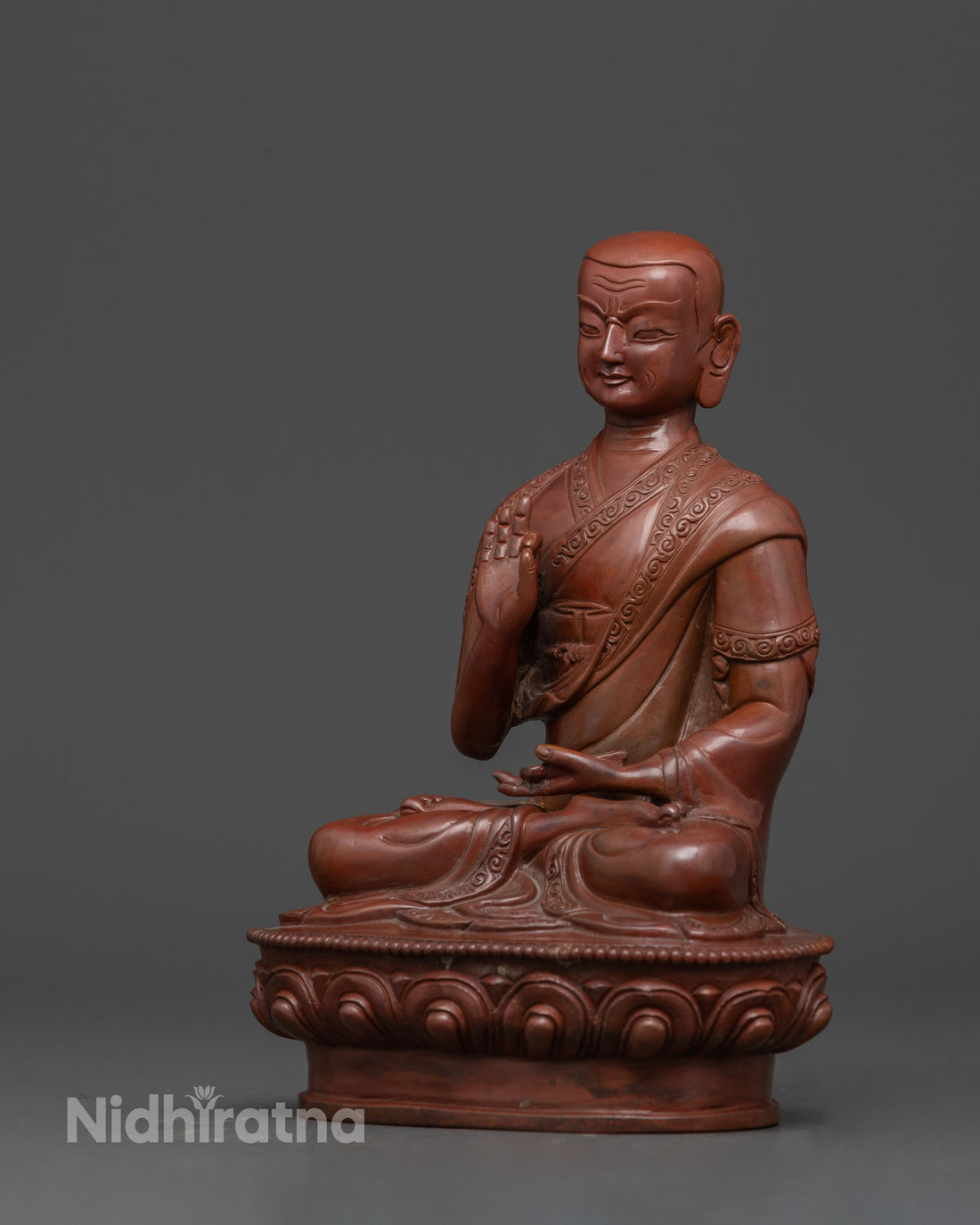 Tsongkhapa and His Disciples: The Sacred Set in Oxidized Craftsmanship