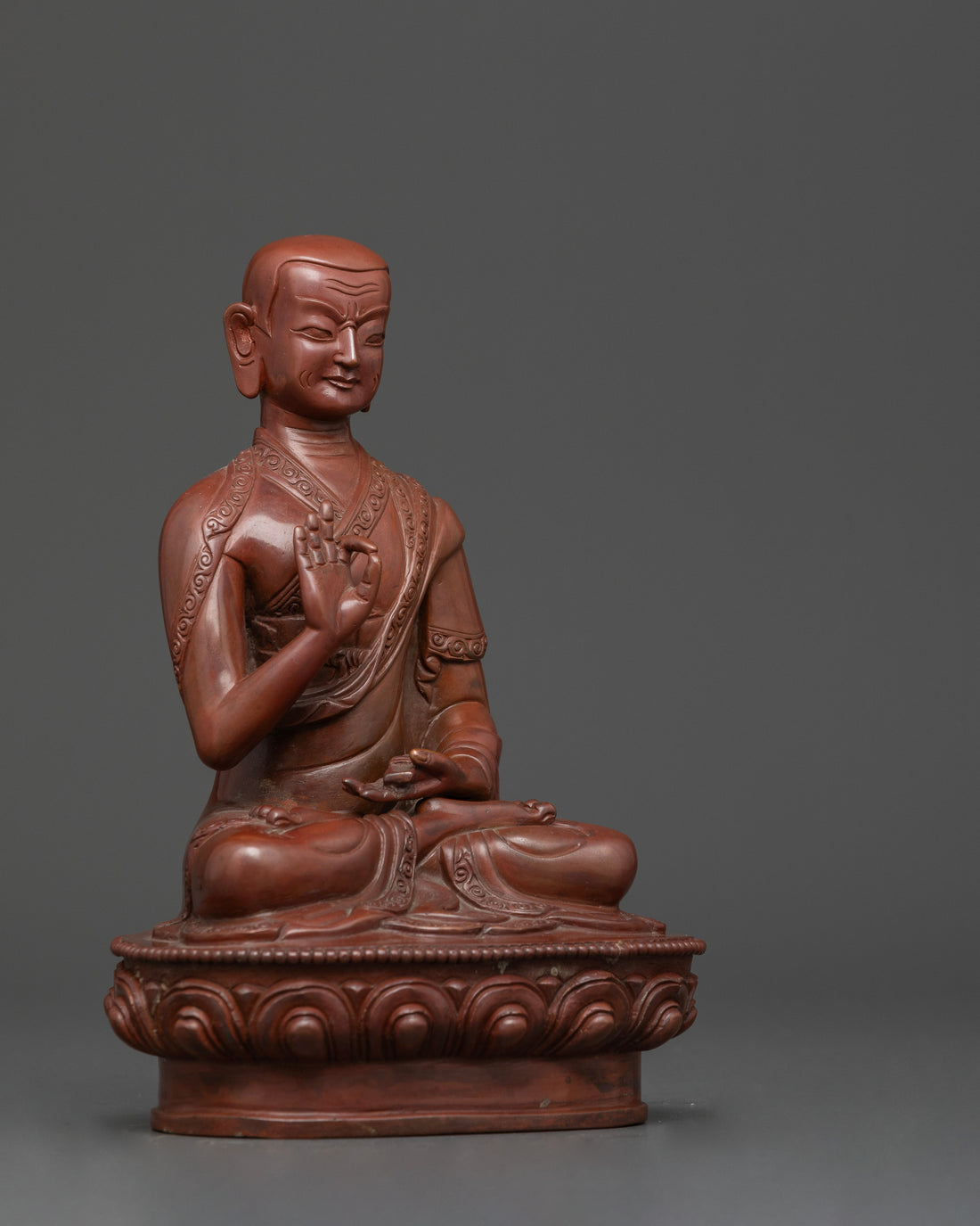 Tsongkhapa and His Disciples: The Sacred Set in Oxidized Craftsmanship