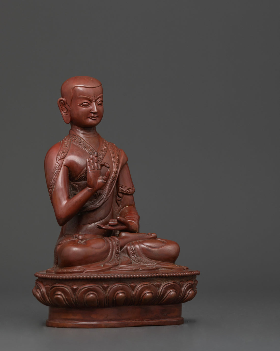 Tsongkhapa and His Disciples: The Sacred Set in Oxidized Craftsmanship