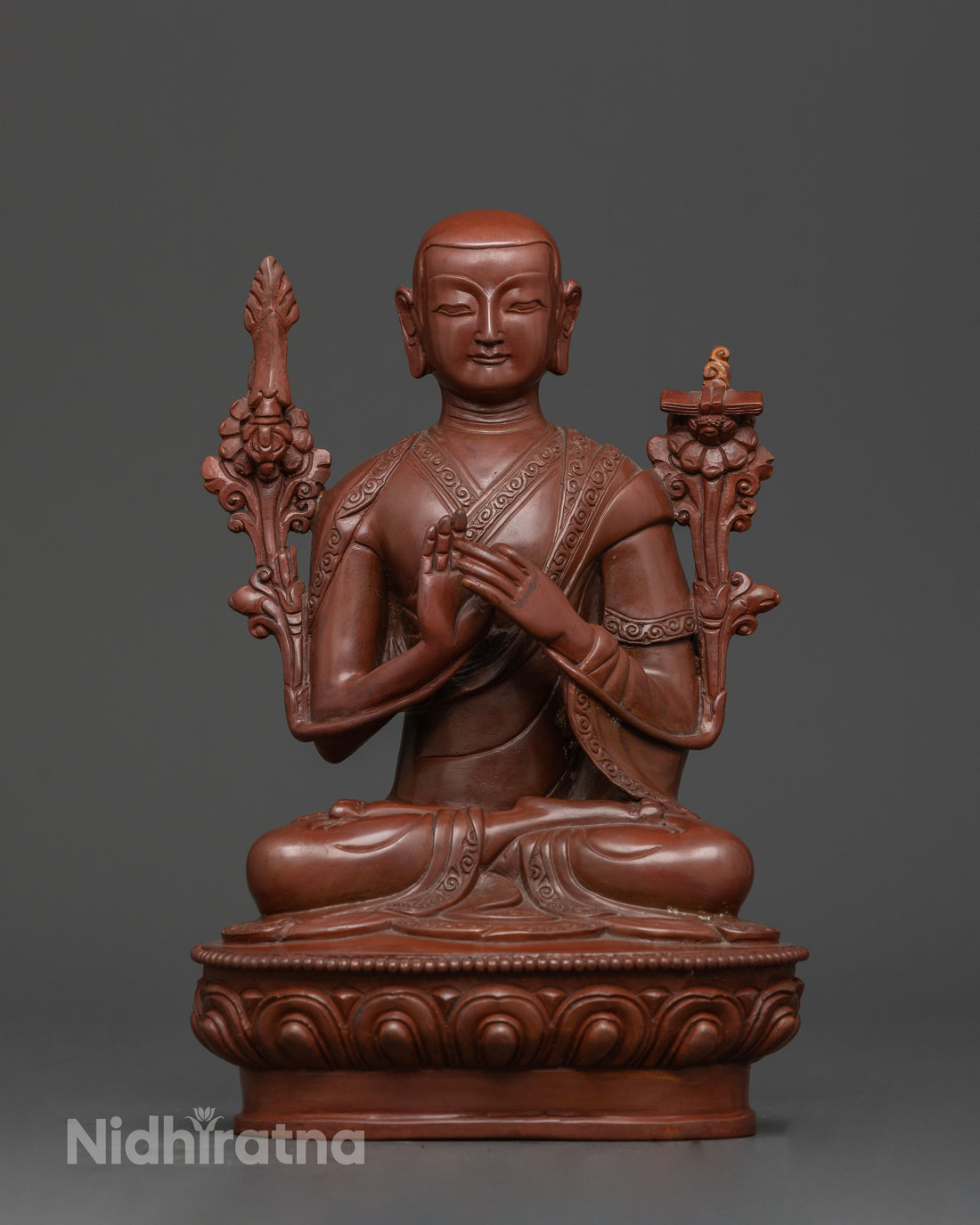 Tsongkhapa and His Disciples: The Sacred Set in Oxidized Craftsmanship