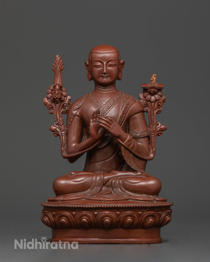 Tsongkhapa and His Disciples: The Sacred Set in Oxidized Craftsmanship