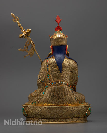 Tantric Buddhist Guru Tsokye Dorje statue symbolizing protection and transformation in Vajrayana tradition