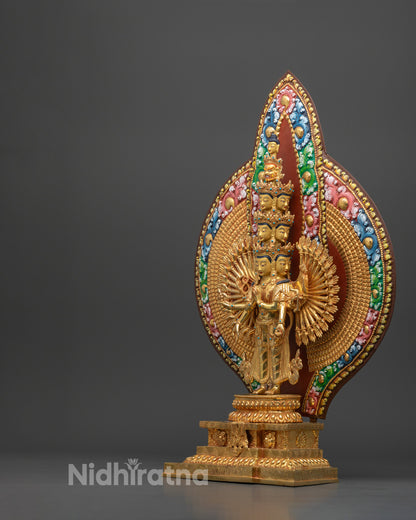 1000-Armed Chenrezig Statue | Tibetan Bodhisattva of Compassion