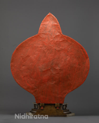 Oxidized Copper 1000 Armed Avalokiteshvara Statue