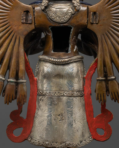 Oxidized Copper 1000 Armed Avalokiteshvara Statue