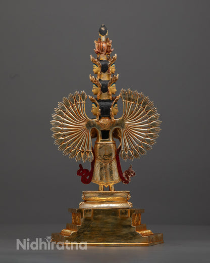 Sacred Thousand-Armed Avalokiteshvara Statue | Himalayan Artwork